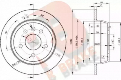 R BRAKE 78rbd26381 -